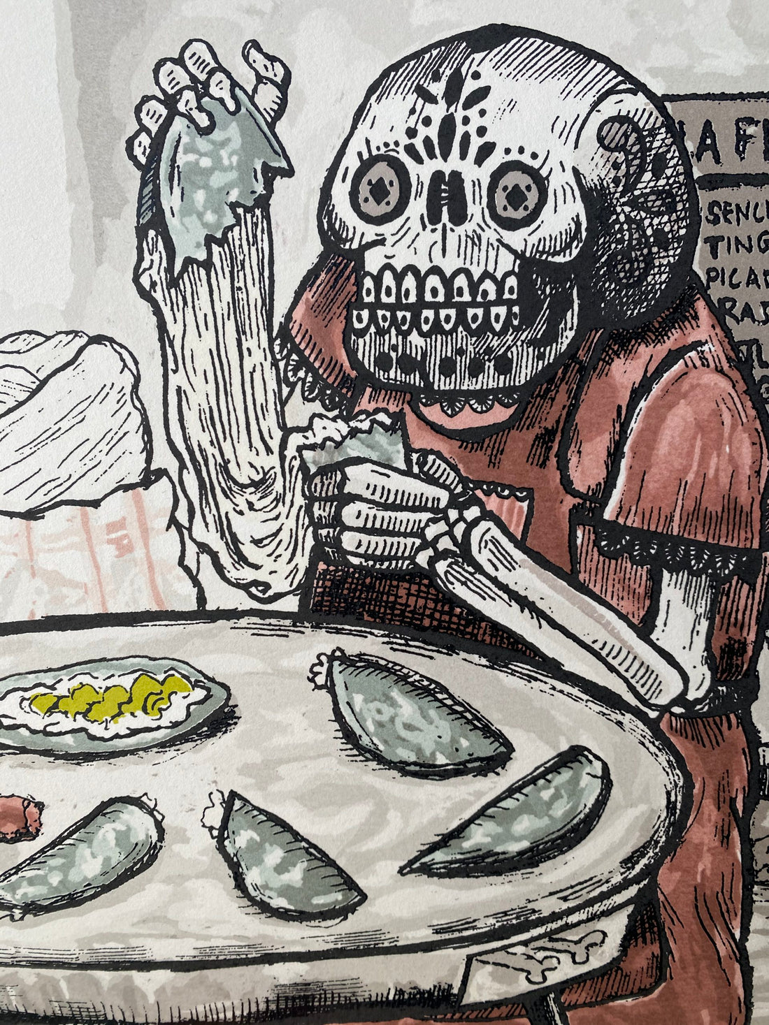 “La quesadillera” (Edición pintada a mano)