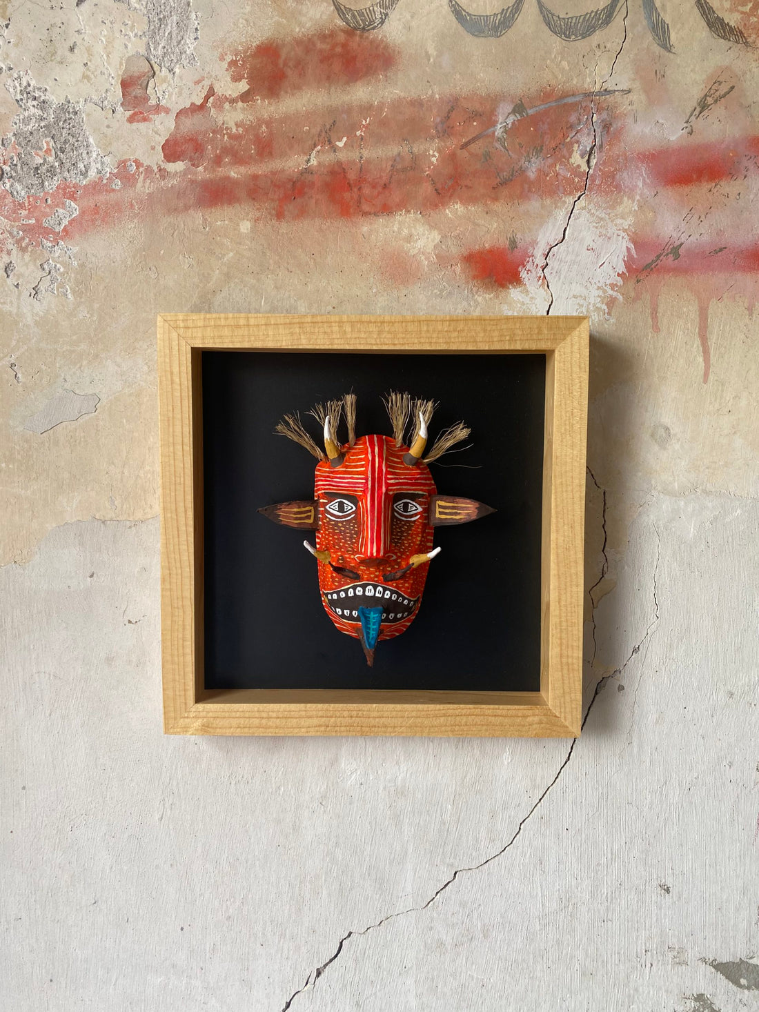 "Mascaritas” (Incluye 3 mascaras enmarcadas)