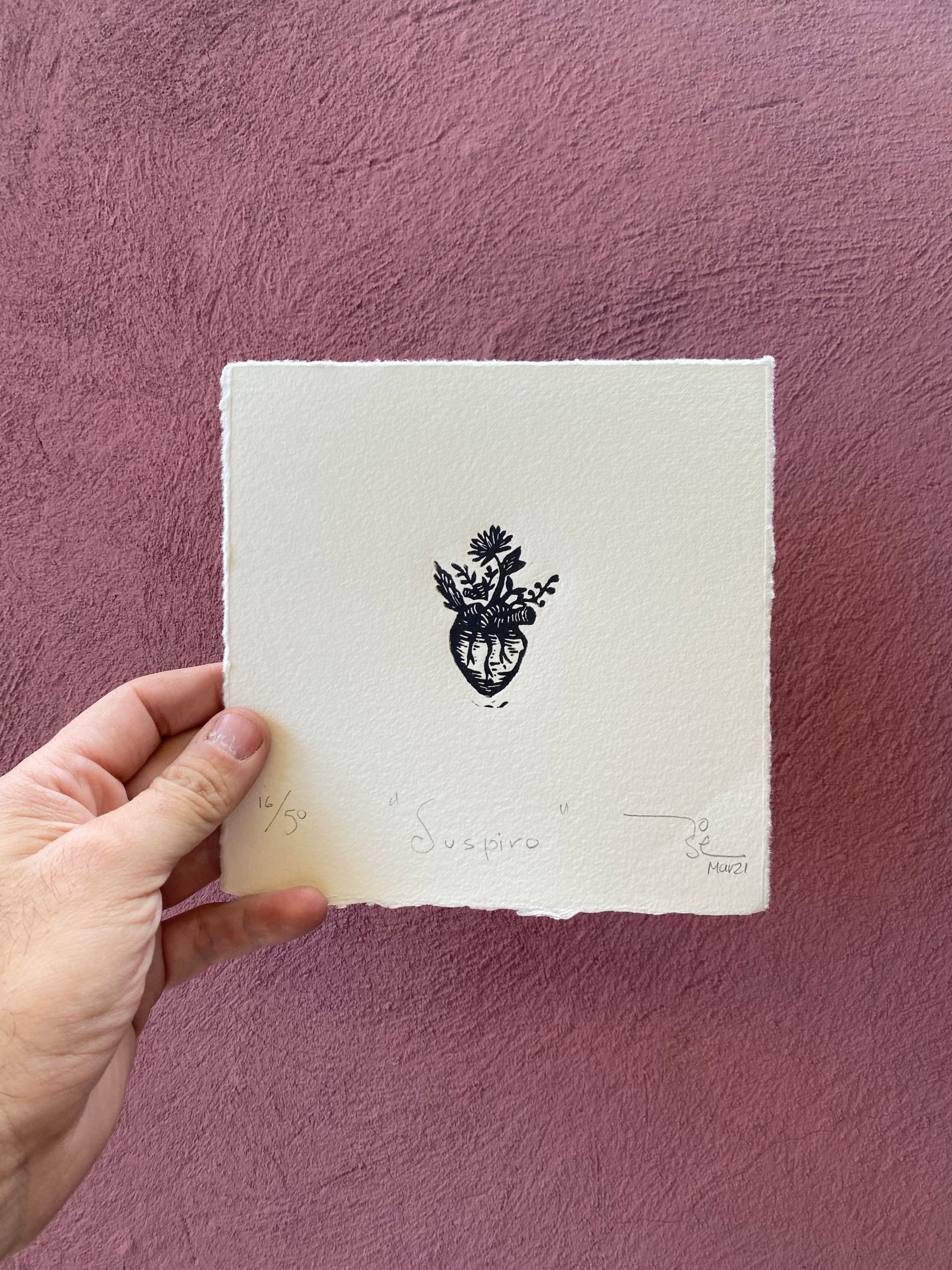 “Suspiro” (sigh)