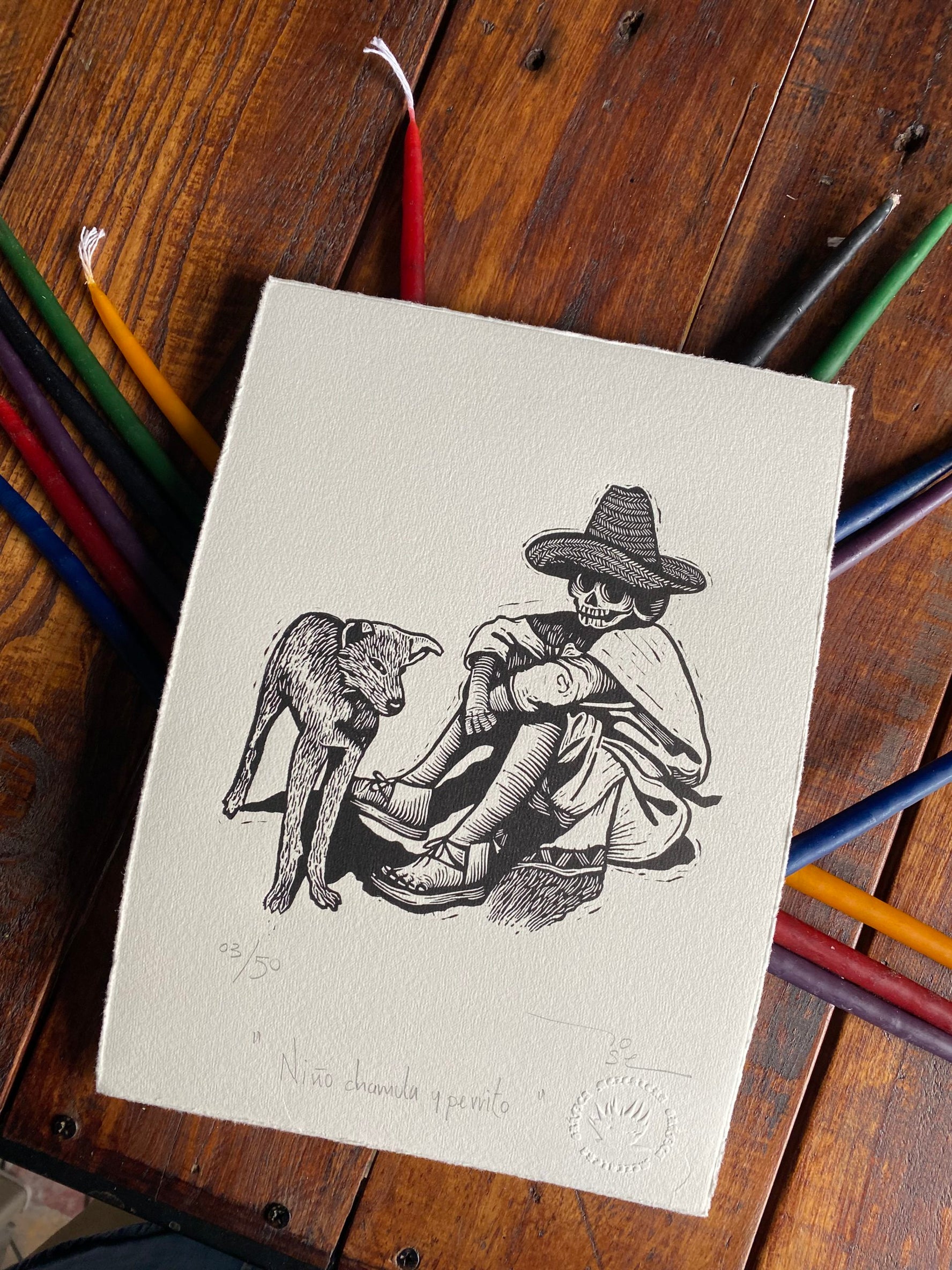 “Niño chamula y su chucho”