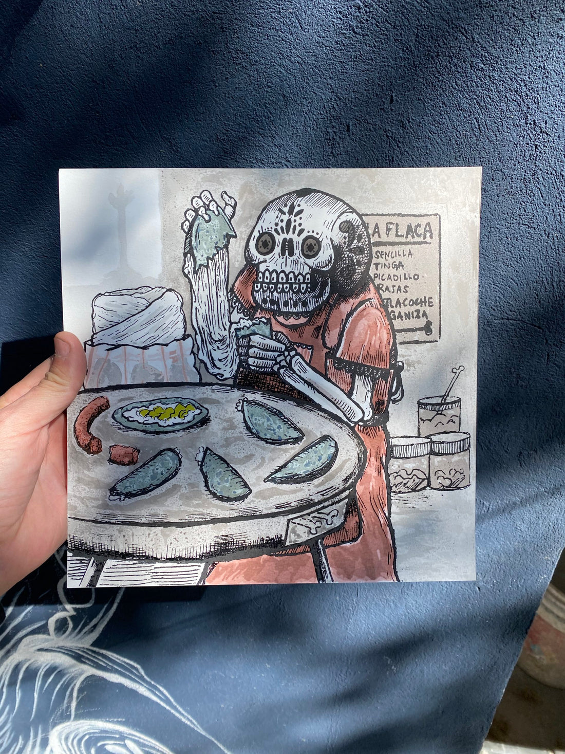 “La quesadillera” (Edición pintada a mano)