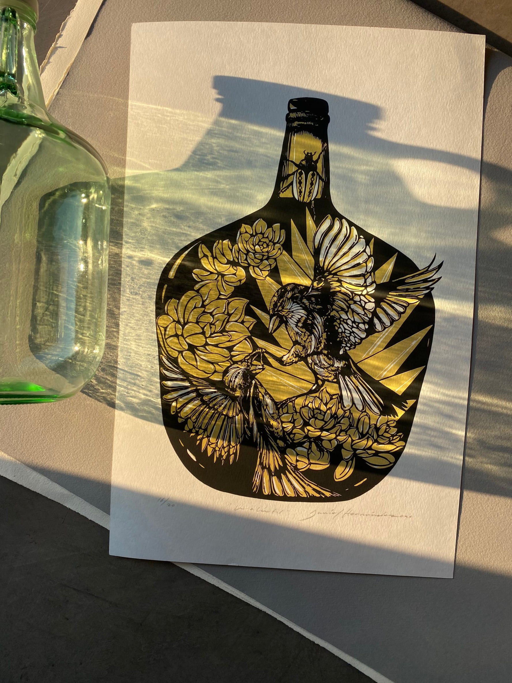 “Volátil”  (screenprint)