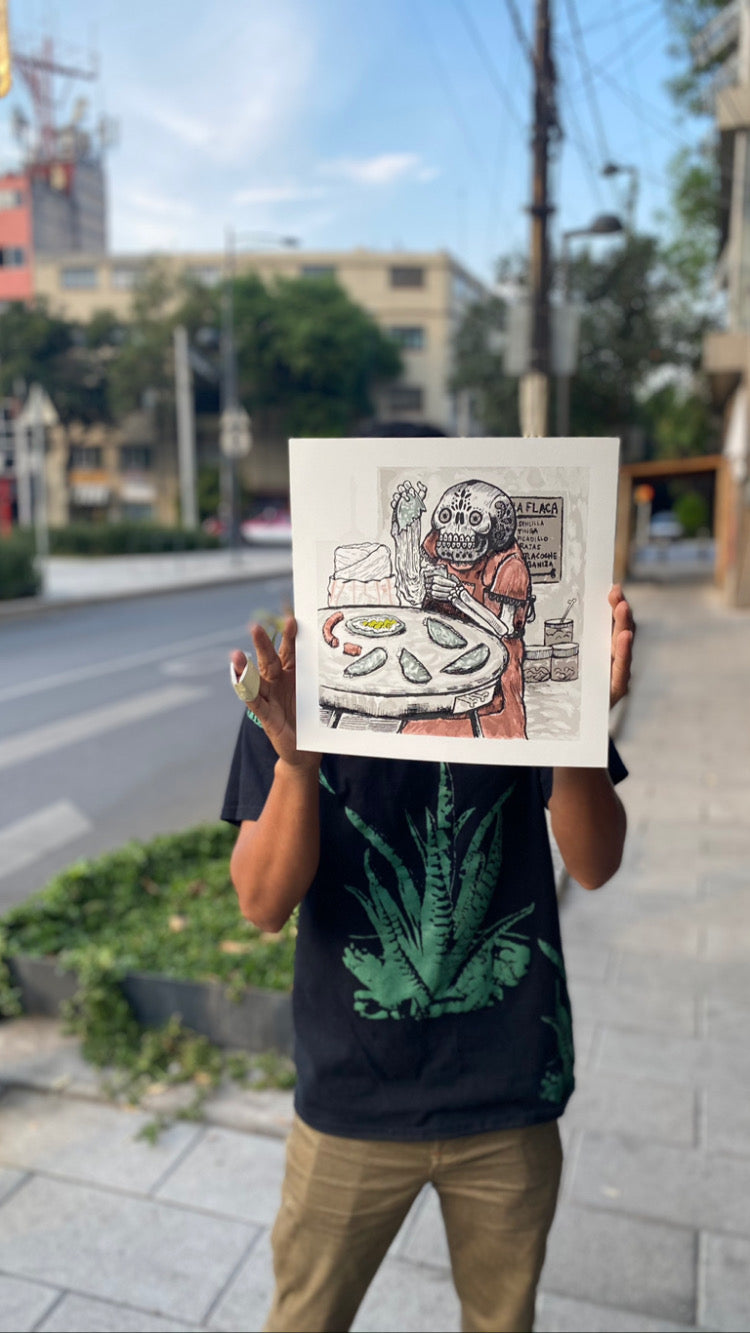 “La quesadillera” (Edición pintada a mano)