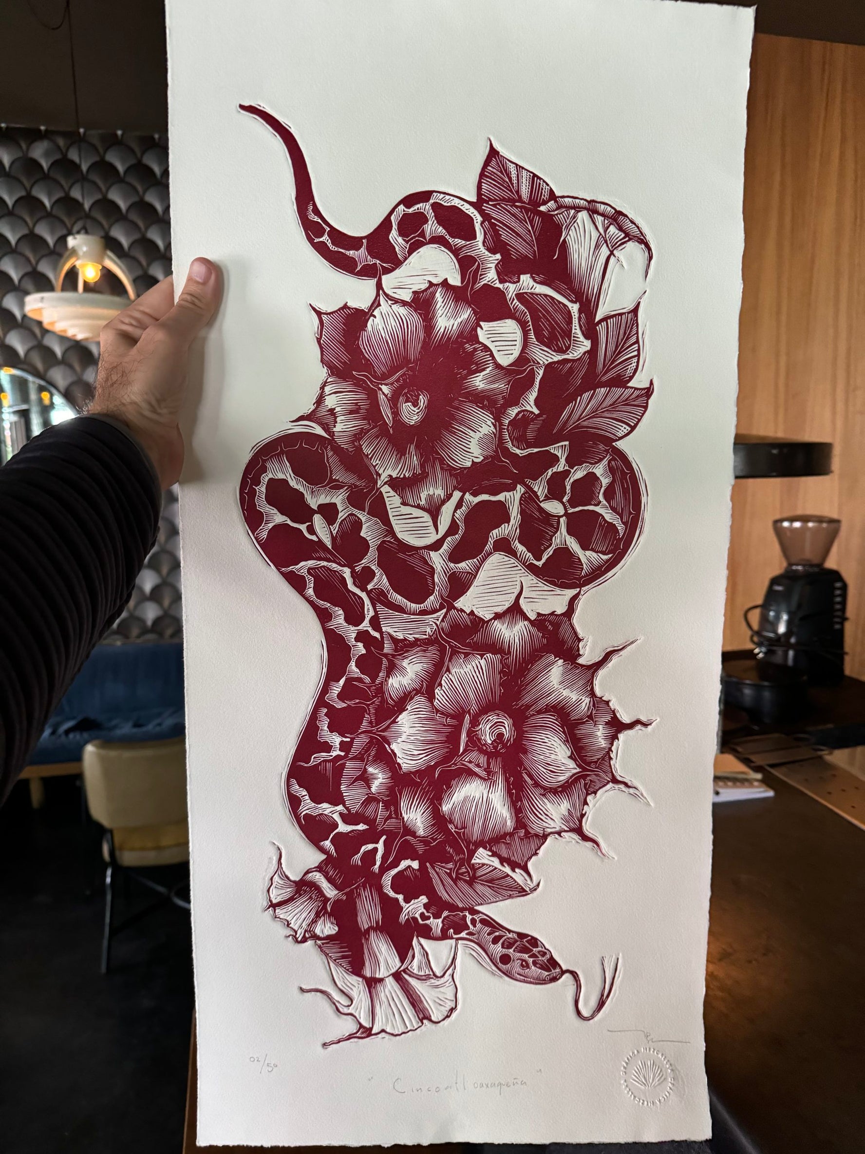 Cincoatl oaxaqueña (Rojo)