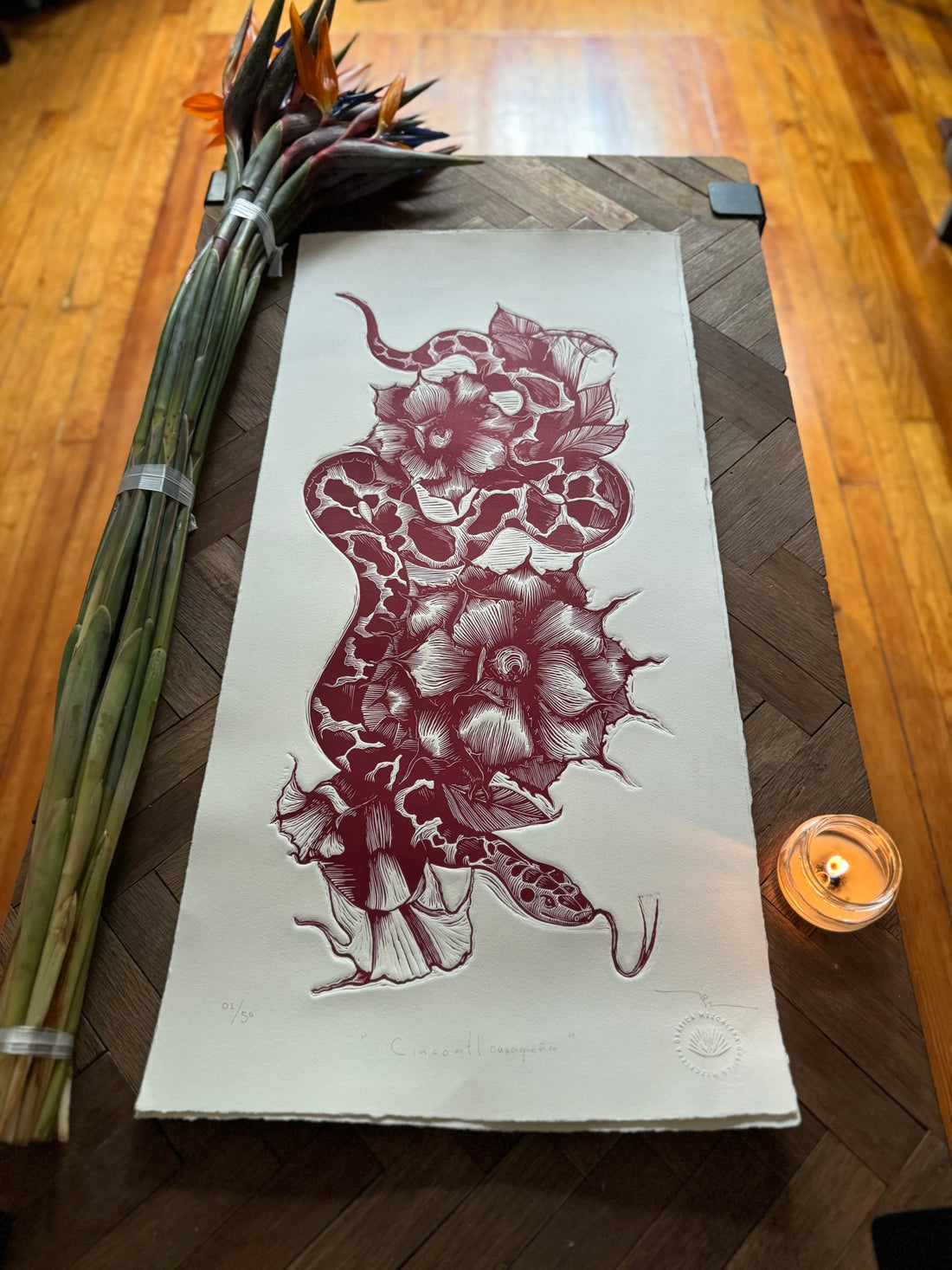 Cincoatl oaxaqueña (Rojo)