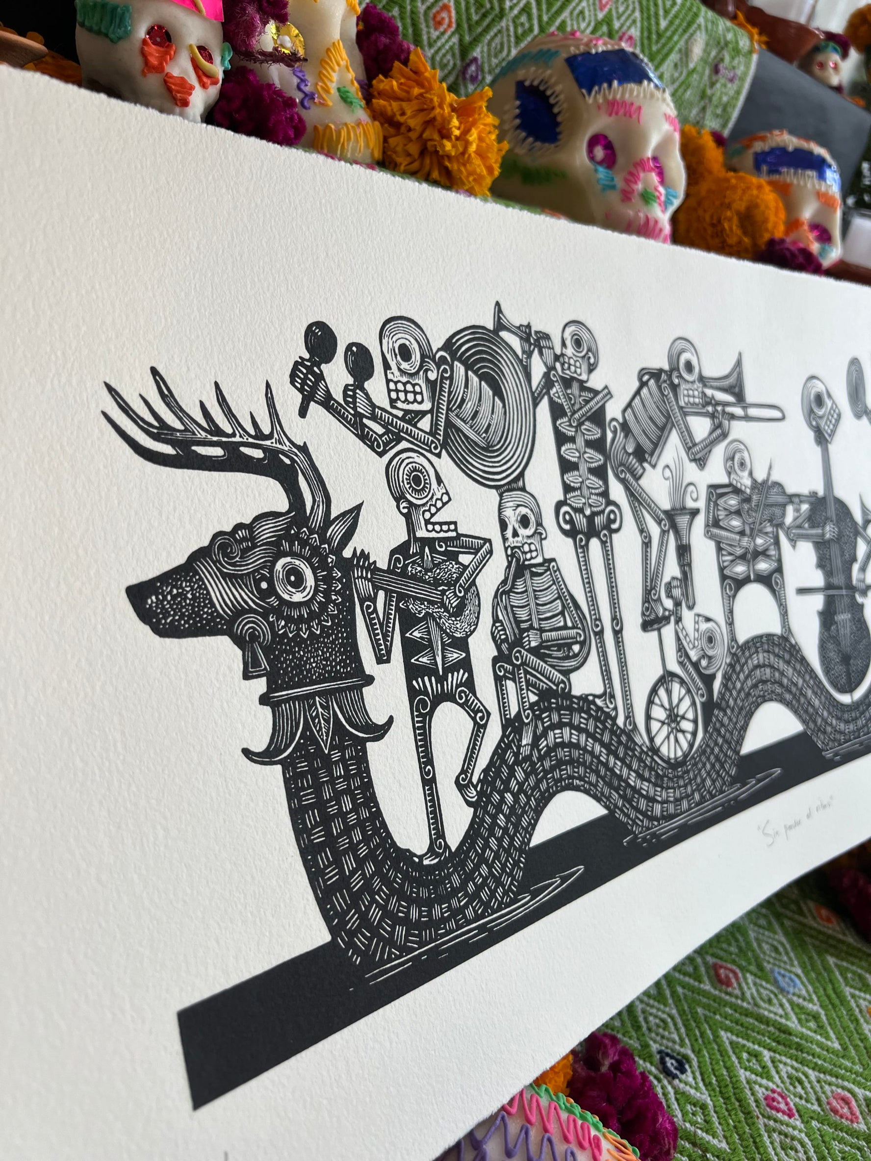 “Sin perder el ritmo” // (Serigrafía)