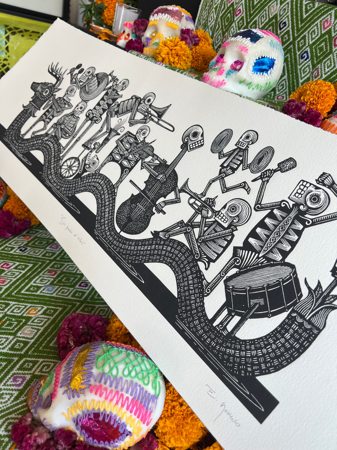 “Sin perder el ritmo” // (Serigrafía)