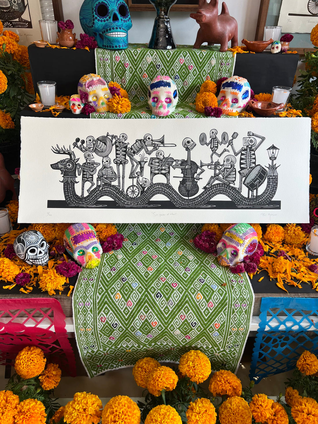 “Sin perder el ritmo” // (Serigrafía)