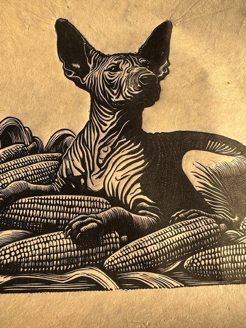 Itzcuntli (acuarela a color)