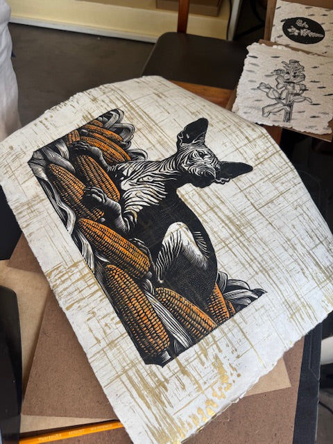 Itzcuntli (acuarela a color)