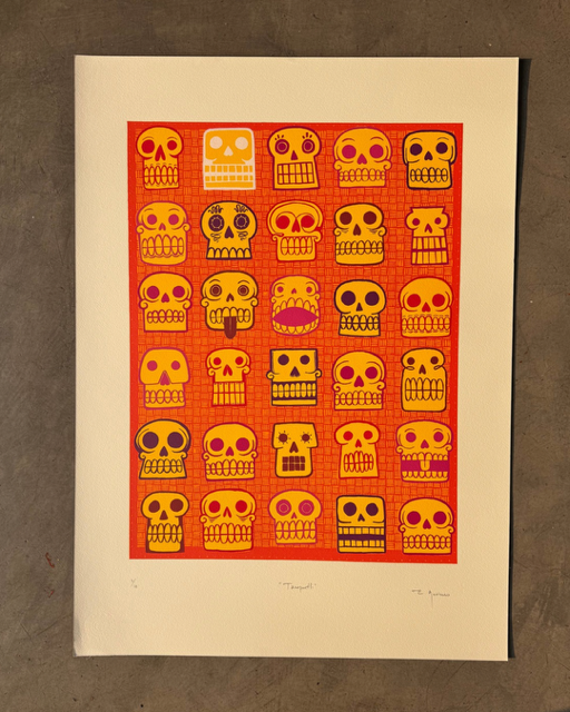 Tzompantli (Serigrafía)