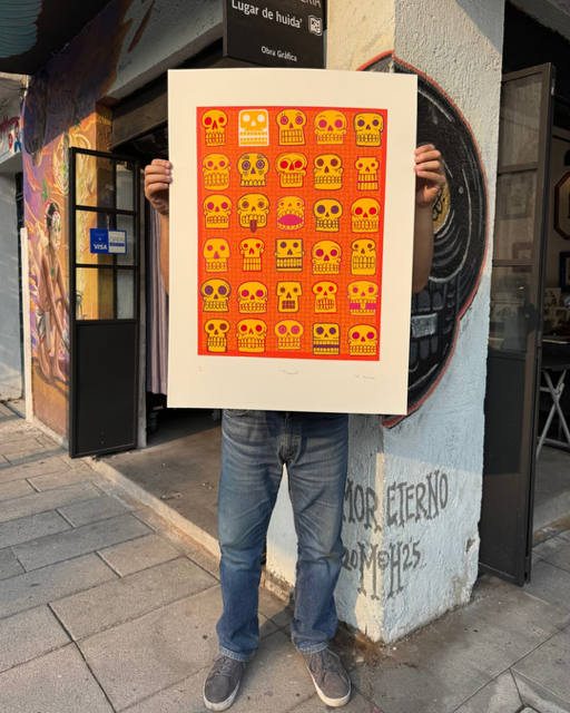 “Tzompantli” (Serigraphy)