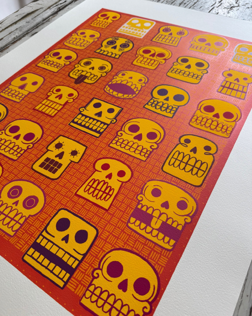 “Tzompantli” (Serigraphy)